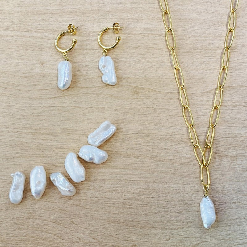 abalorios de perlas blancas con letras de colores. Tamaño 8 mm