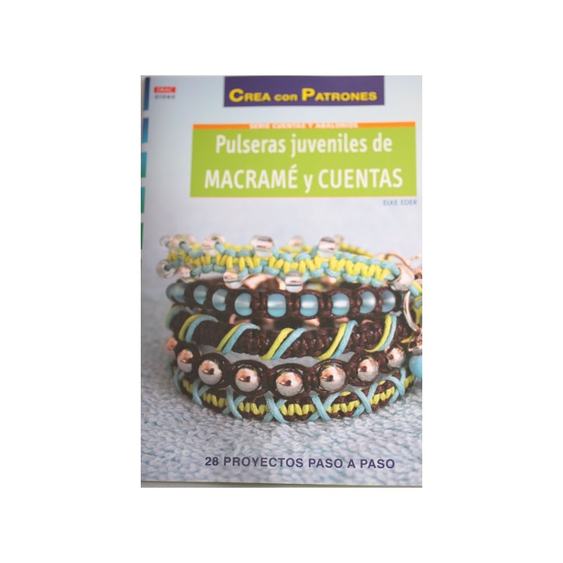 Pulseras juveniles de macramé y cuentas